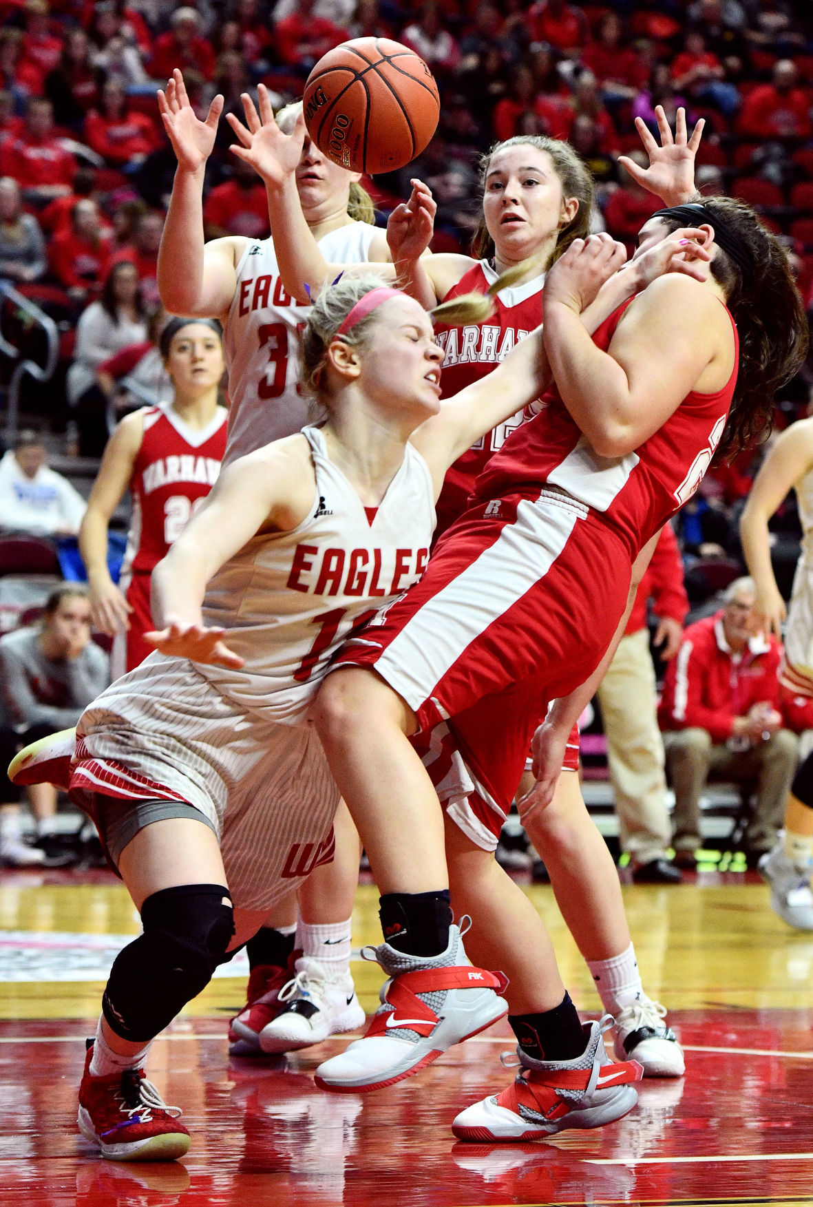 West Hancock vs North Mahaska Catholic state basketball